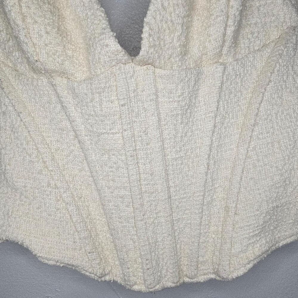 Zara Women's Cream and White Corset - Picture 2 of 5